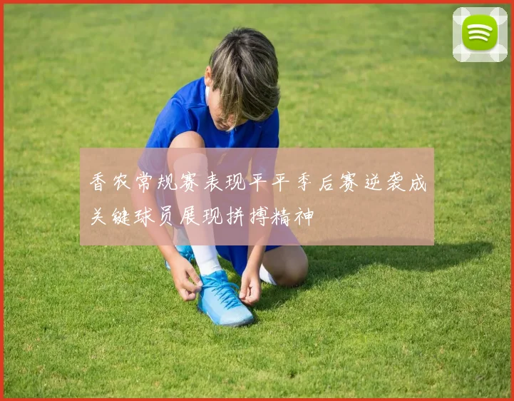 香农常规赛表现平平季后赛逆袭成关键球员展现拼搏精神